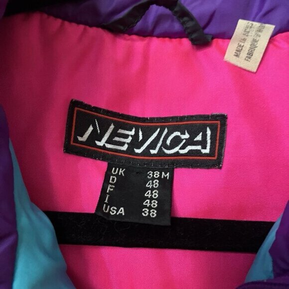 Vintage Nevica FS 11 Storm Control Jacket Womens 38 Ski Snowboard Colorblock 90s - Picture 5 of 11
